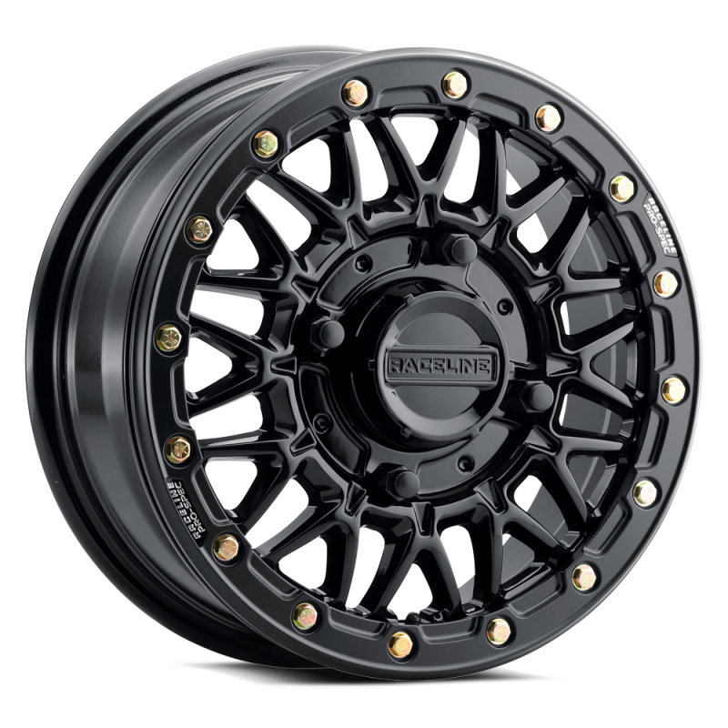 Raceline A15 Omega 15x8in / 4x156 BP / 0mm Offset / 132.5mm Bore - Gloss Black-thumbmail-2