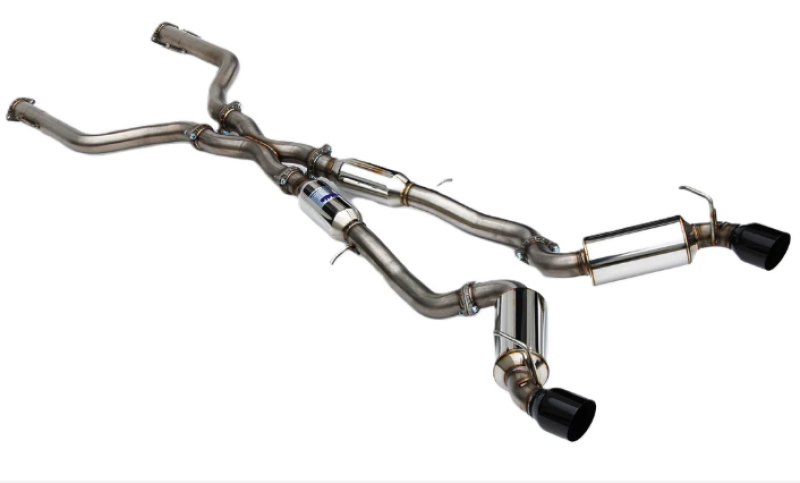 Invidia 2022+ Nissan Z 70mm N1 Cat Back Exhaust - Black Tips-thumbmail-3