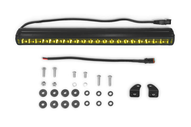 DV8 Offroad 20In Elite Series Amber LED Light Bar - Single Row-thumbmail-13
