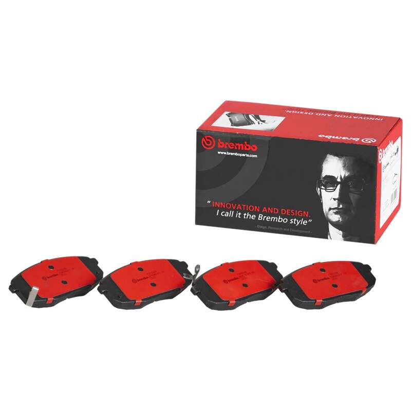 Brembo OE 09-12 Hyundai Elantra/10-13 Kia Forte/Forte Koup/12-13 Forte5 Ceramic Brake Pad - Front-thumbmail-1