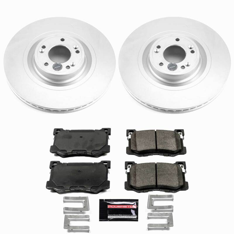 Power Stop 15-16 Hyundai Genesis Front Z23 Coated Brake Kit-thumbmail-1