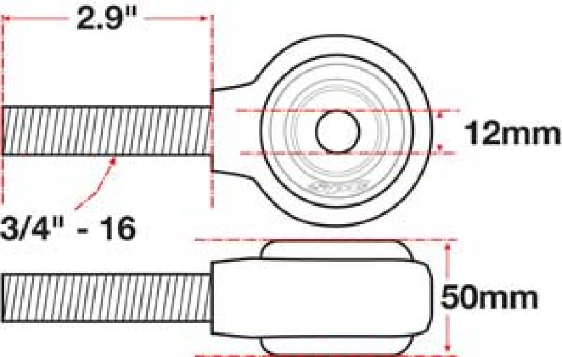 SPC Performance XAXIS Rod End Ball Joint-thumbmail-2