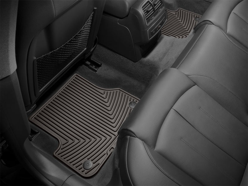 WeatherTech 2012+ Audi A6/S6 Rear Rubber Mats - Cocoa-thumbmail-2