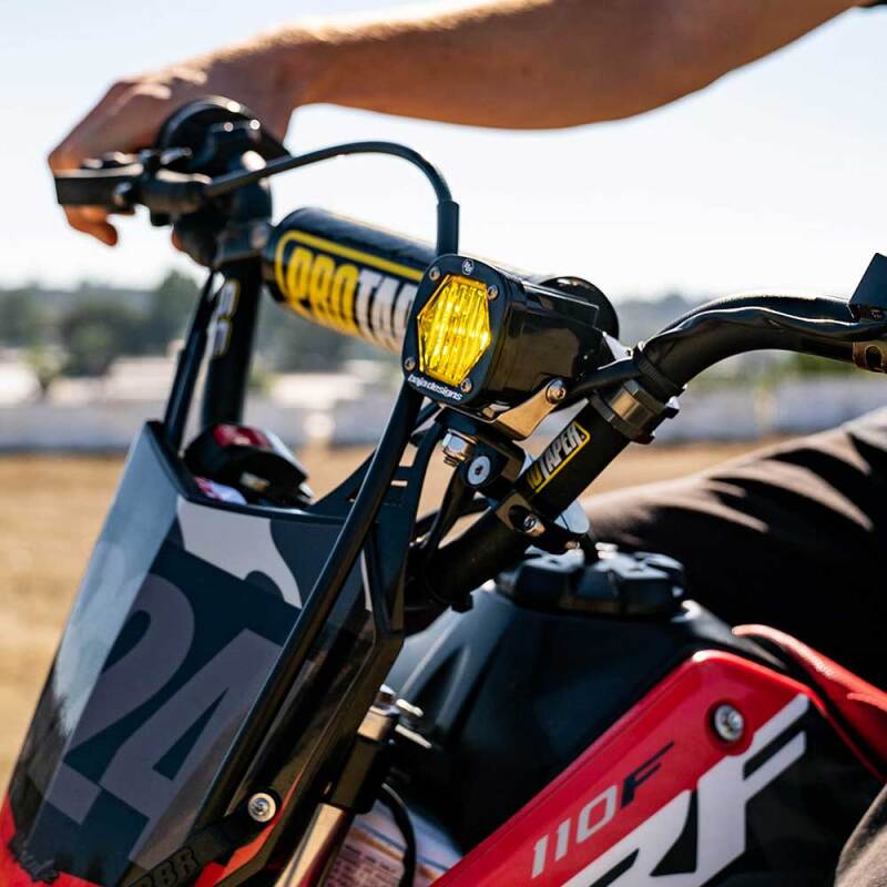 Baja Designs S1 Wide Cornering Electric Start Pit Bike LED Light-thumbmail-2