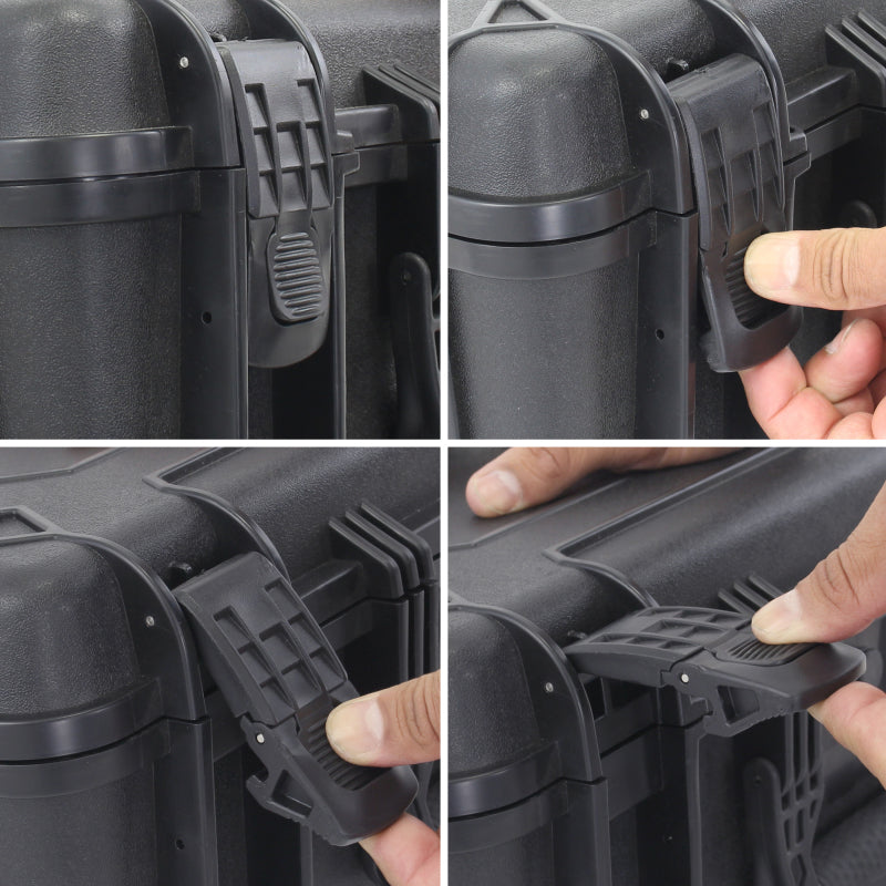 Go Rhino XVenture Gear Hard Case w/Foam - Large 25in. / Lockable / IP67 - Tex. Black-thumbmail-6