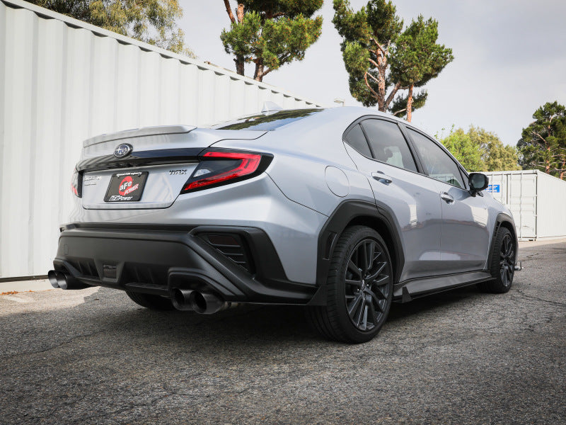 aFe POWER Takeda 3in to 2-1/2in 304 SS Cat-Back Exhaust w/ Black Tips 22-23 Subaru WRX H4-2.4L (t)-thumbmail-4
