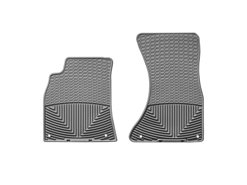 WeatherTech 09-13 Audi A4/A5 Front Rubber Mats - Grey-thumbmail-2