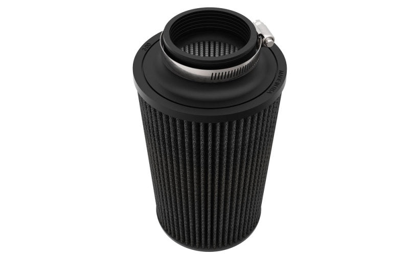 K&N Universal Round Clamp-On Air Filter 3in ID 9in Height 6in Base OD 5.25 Top OD-thumbmail-2