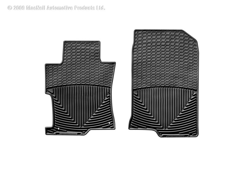 WeatherTech 08-12 Honda Accord Front Rubber Mats - Black-thumbmail-2