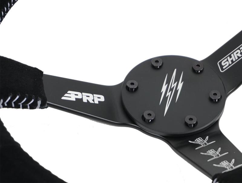 PRP Comp-R Leather Steering Wheel - Black-thumbmail-7