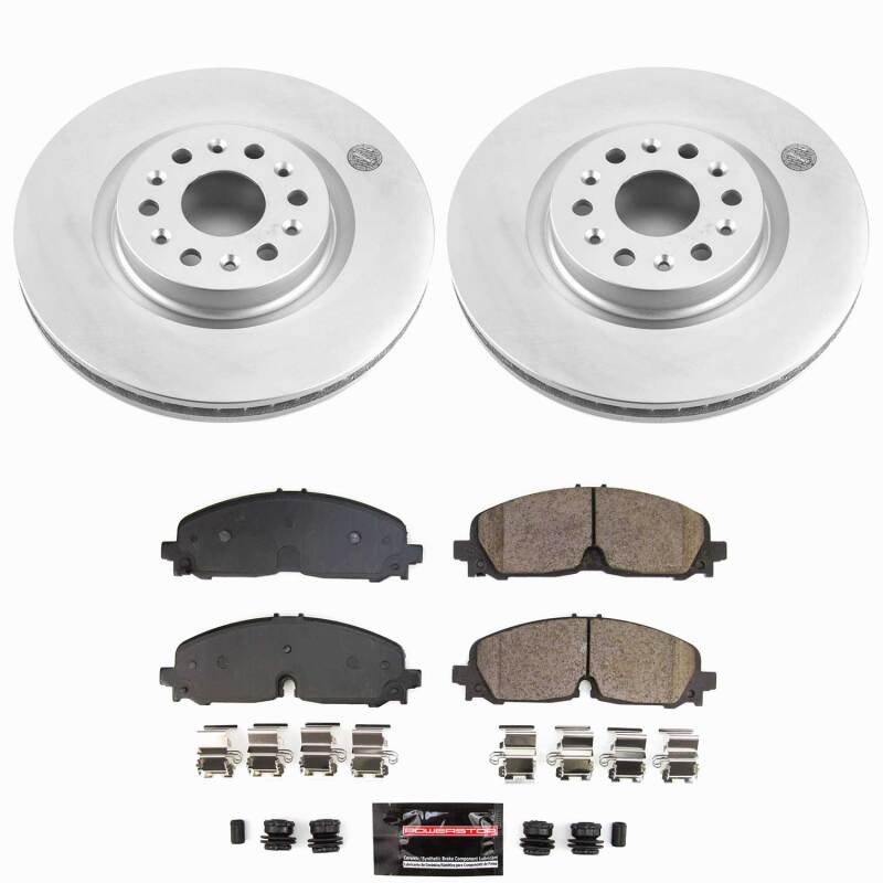 Power Stop 2020 Buick Enclave Front Z23 Coated Brake Kit-thumbmail-1