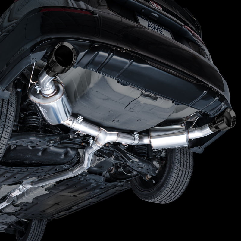 AWE Tuning 22+ Honda Civic Si/Acura Integra Touring Edition Catback Exhaust - Dual Diamond Black Tip-thumbmail-10