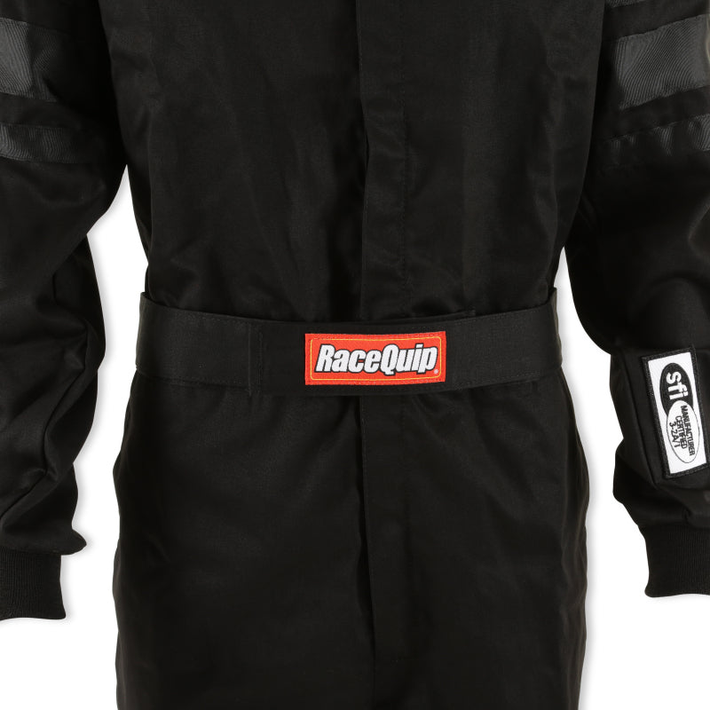 RaceQuip Black SFI-1 1-L Suit - 3XL-thumbmail-8