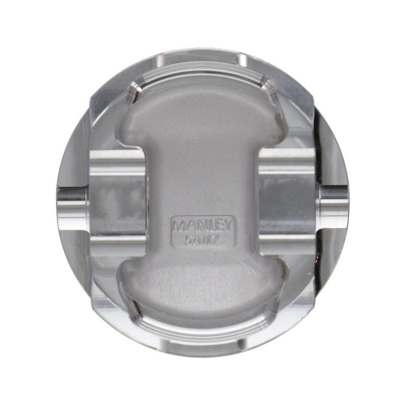 Manley Mitsubishi 4B11 86.5mm Bore +.5mm Oversize +2cc Dome Platinum Series Piston Set w/ Rings-thumbmail-9