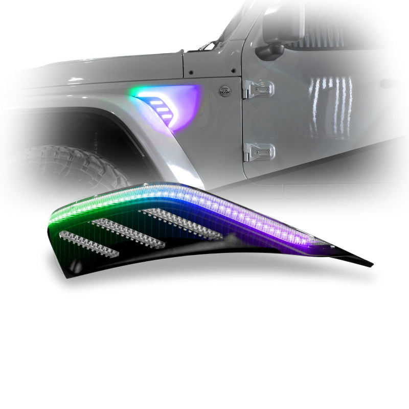 XK Glow XKmax Jeep Air Vent Light RGB+ Amber Turn & Running App Cntl-thumbmail-2