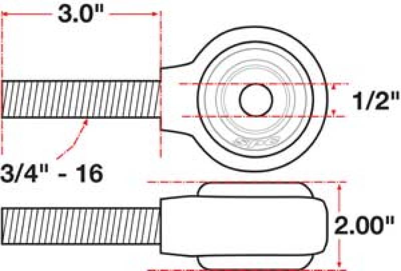 SPC Performance XAXIS Rod End Ball Joint-thumbmail-2