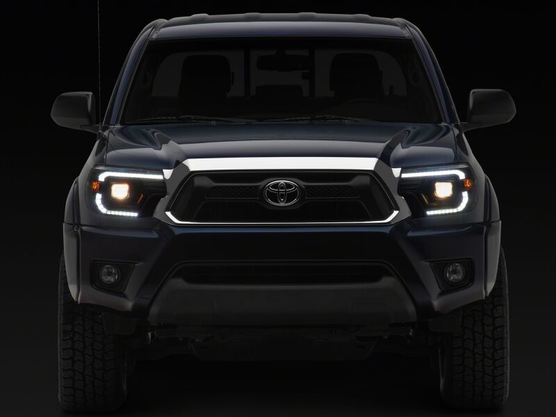 Raxiom 12-15 ToyotaTacoma Axial Series Switchback Projector Headlights- Black Housing- Clear Lens-thumbmail-9