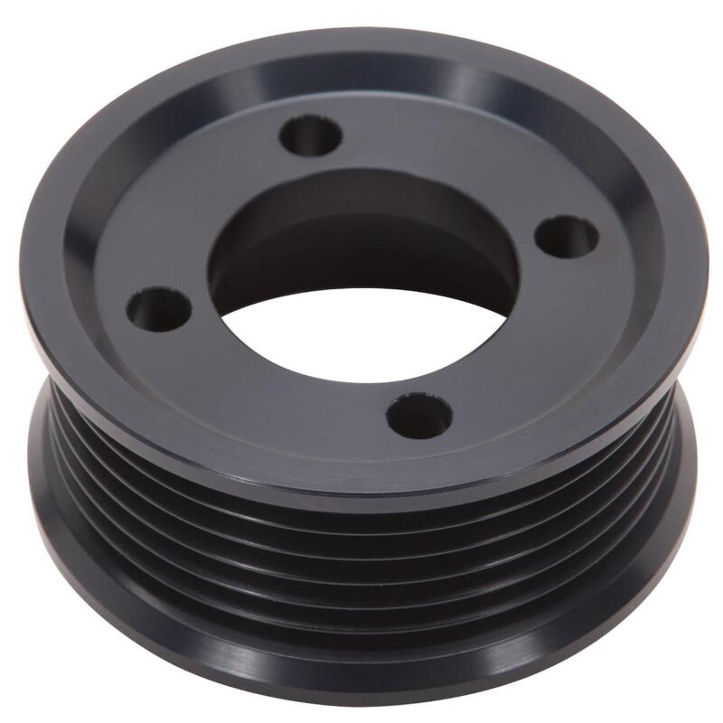Edelbrock Pulley Supercharger Enforcer 8 Rib 3.5In Black