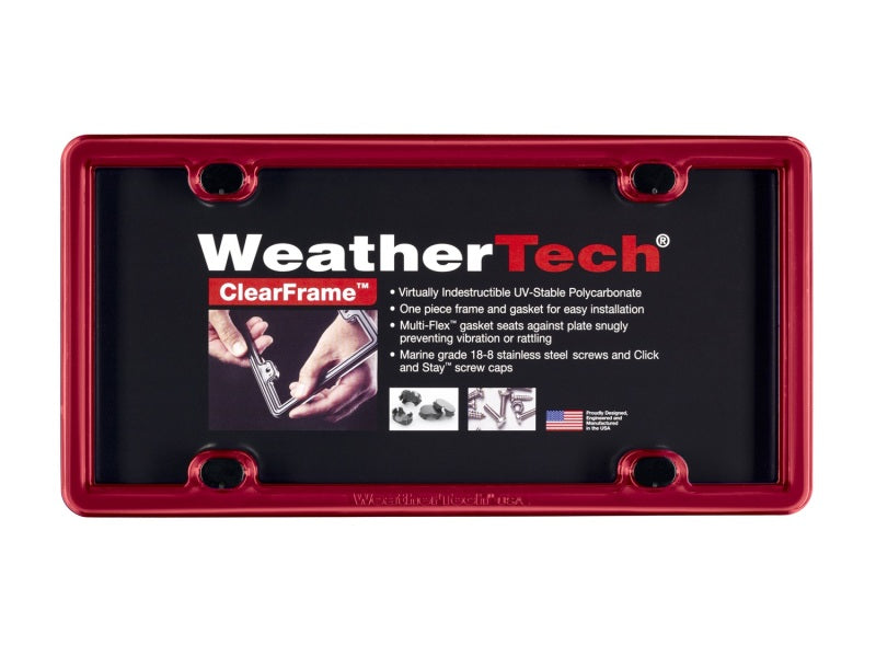 WeatherTech ClearFrame - Red-thumbmail-2