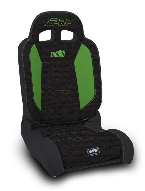 PRP EnduroDaily Reclining Suspension Seat - Black/Green Tweed - Passenger-thumbmail-1