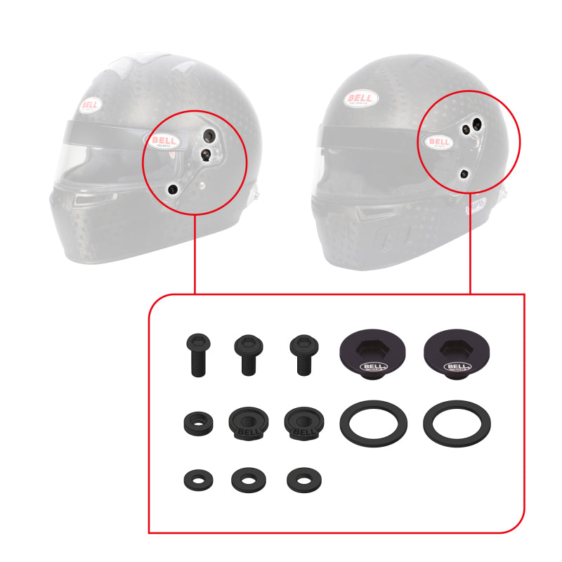 Bell SV (SE07/SE077/SE06) Pivot Kit - Red-thumbmail-15