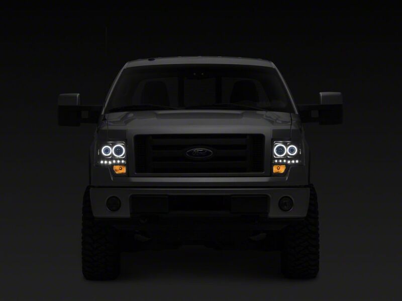 Raxiom 09-14 Ford F-150 G2 Super White LED Halo Projector Headlights- Black Housing- Clear Lens-thumbmail-10