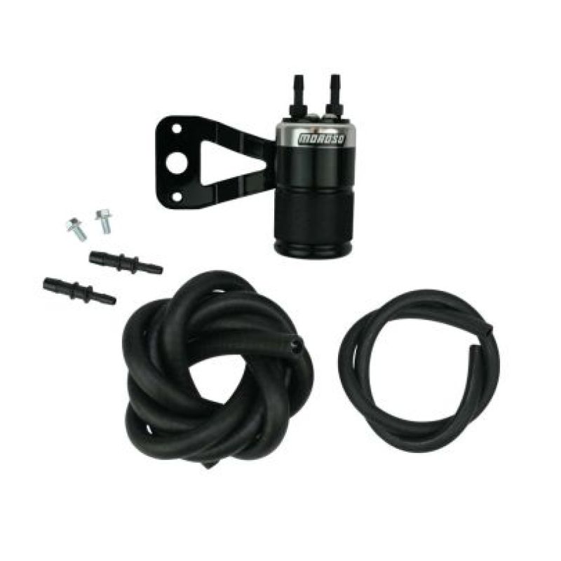 Moroso Harley-Davidson 88-16 Evo Twin Cam Sportster Air Oil Separator - Black & Polished-thumbmail-1