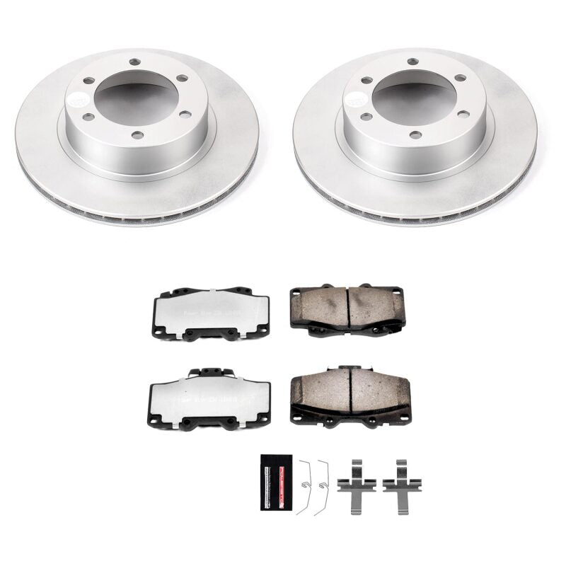 Power Stop 95-02 Toyota 4Runner Front Z36 Coated Truck & Tow Brake Kit-thumbmail-1