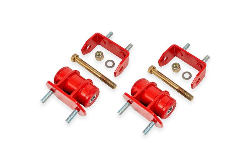 BMR 05-13 Chevrolet Corvette C6 Polyurethane Transmission/Differential Mount - Red-thumbmail-1