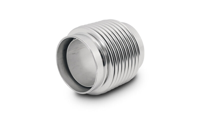 Vibrant 1.75in ID x 2.50in Long 321SS Electro Polished Motorsport Bellows w/Neck & Liner-thumbmail-1