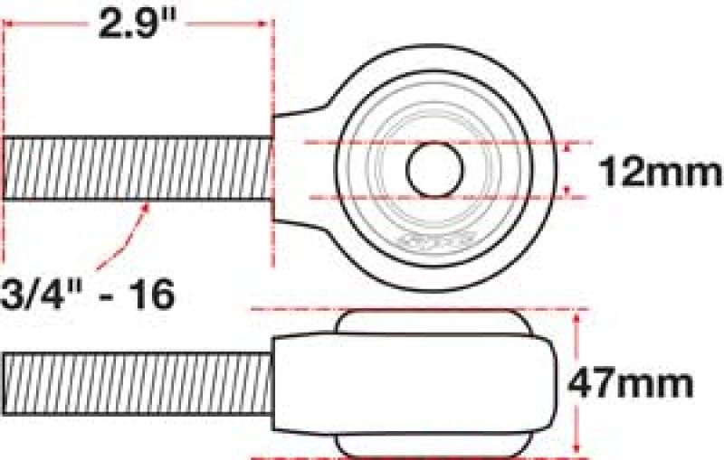 SPC Performance XAXIS Rod End Ball Joint-thumbmail-2