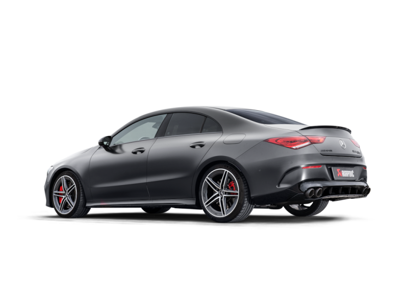 Akrapovic 2024+ Mercedes-AMG CLA 45 / CLA 45 S (C118/x118) Evo Line Cat Back (Titanium) w/ CF Tips-thumbmail-2