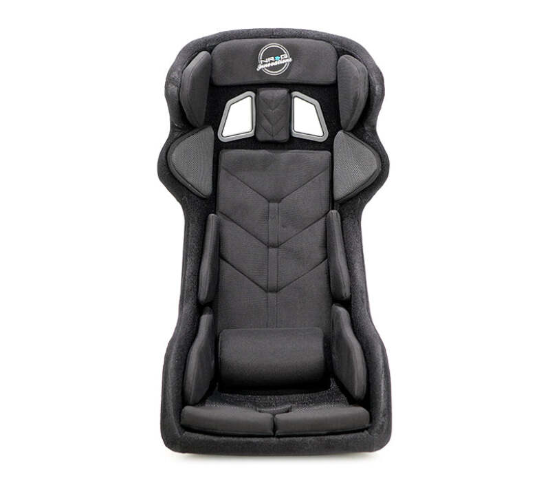 NRG FIA Competition Seat w/ Head Containment & Comp Fabric FIA Velcro Paddings - Thin Cushion (Blk)-thumbmail-6