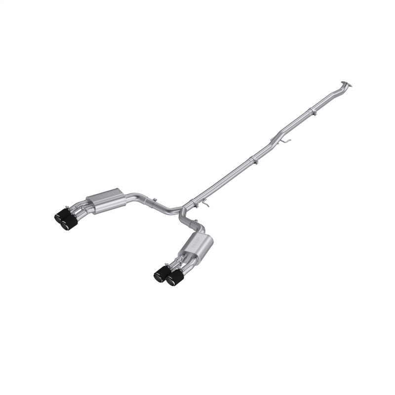 MBRP 21-24 Kia K5, GT 2.5L Turbo T304SS 2.5in Cat-Back w/ Carbon Fiber Quad Tips-thumbmail-1