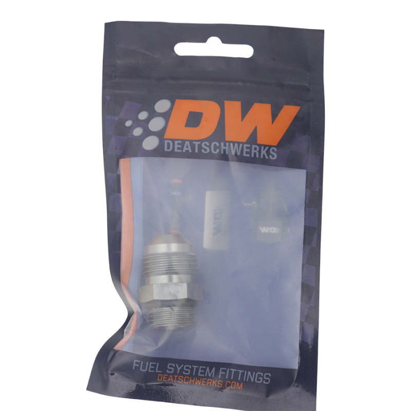 DeatschWerks 8AN ORB Male to 10AN Male Flare Adapter - Anodized DW Titanium-thumbmail-2