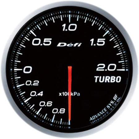 Defi DF09901 Advance BF white 60mm 2 bar boost gauge