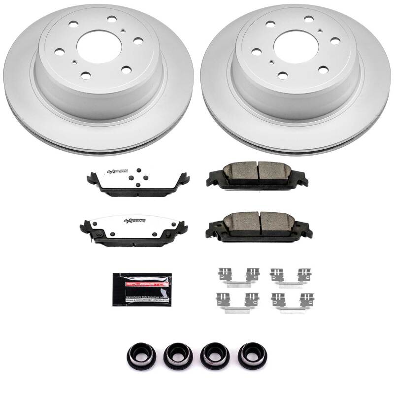 Power Stop 15-20 Cadillac Escalade Rear Z36 Coated Truck & Tow Brake Kit-thumbmail-1