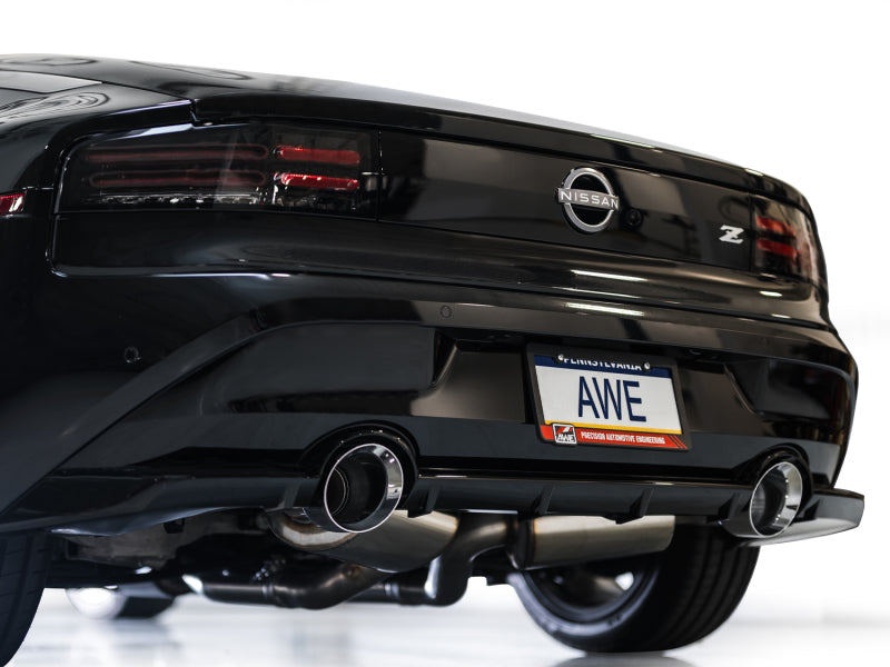 AWE 2023 Nissan Z RZ34 RWD Touring Edition Catback Exhaust System w/ Chrome Silver Tips-thumbmail-14