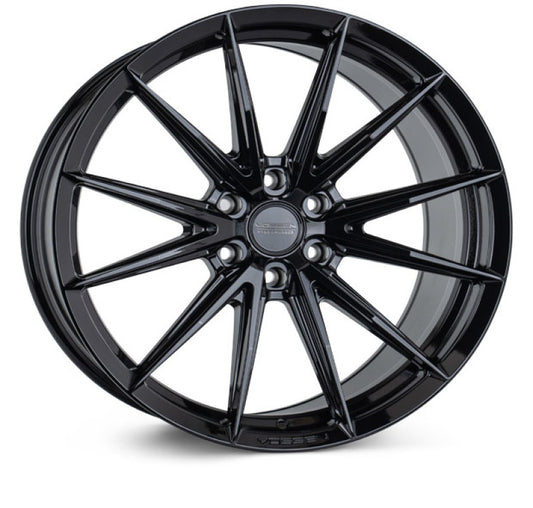 Vossen HFX-2 22x9.5 / 6x139.7 / ET20 / Deep Face / 106.1 - Gloss Black Wheel