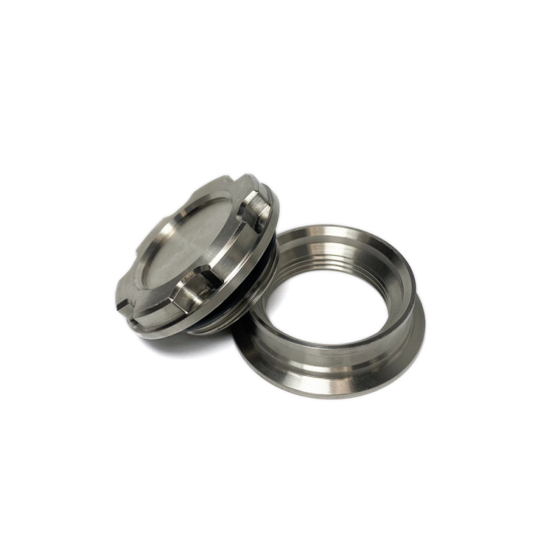Ticon Industries Small Titanium Water Tank Filler Bung w/Cap (1.5in ID Fill Neck / 2in OD Cap)-thumbmail-1