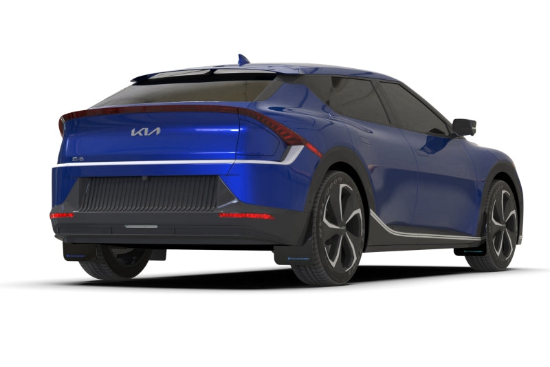 Rally Armor 22-23 Kia EV6 Black UR Mud Flap Dark Grey Logo-thumbmail-3