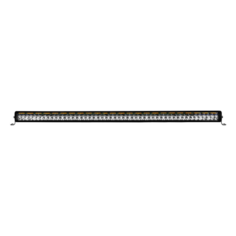 Go Rhino Universal Blackout Combo Series 50in Double Row LED Light Bar w/ Amber Lighting - Black-thumbmail-2