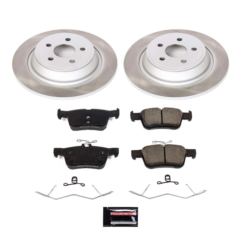 Power Stop 19-22 Lincoln Nautilus Rear Semi-Coated Rotor Kit-thumbmail-1