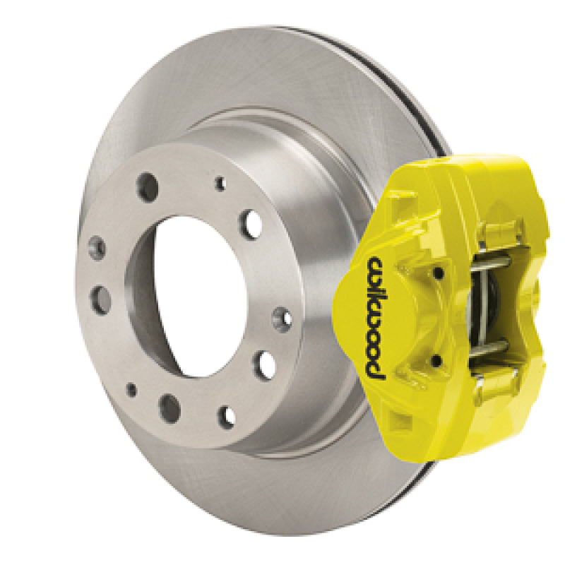 Wilwood 69-83 Porsche 911 D31 11.42in. Rear Brake Kit w/ Flex Lines - Yellow-thumbmail-1