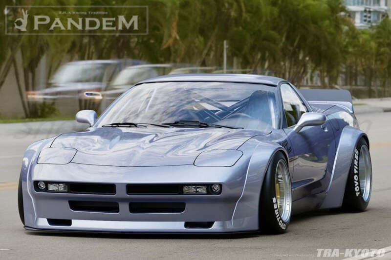 GReddy Pandem 97-04 Chevrolet Corvette C5 Fastback Coupe Rocket Bunny Full Widebody Aero Kit w/ Wing-thumbmail-6