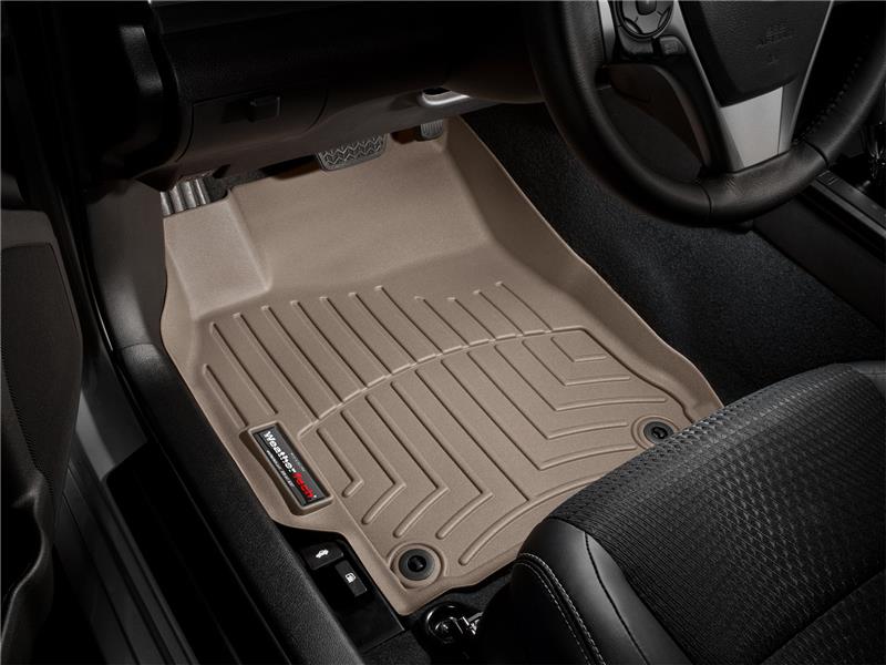 WeatherTech 15-19 Hyundai Sonata Front and Rear FloorLiner - Tan-thumbmail-2