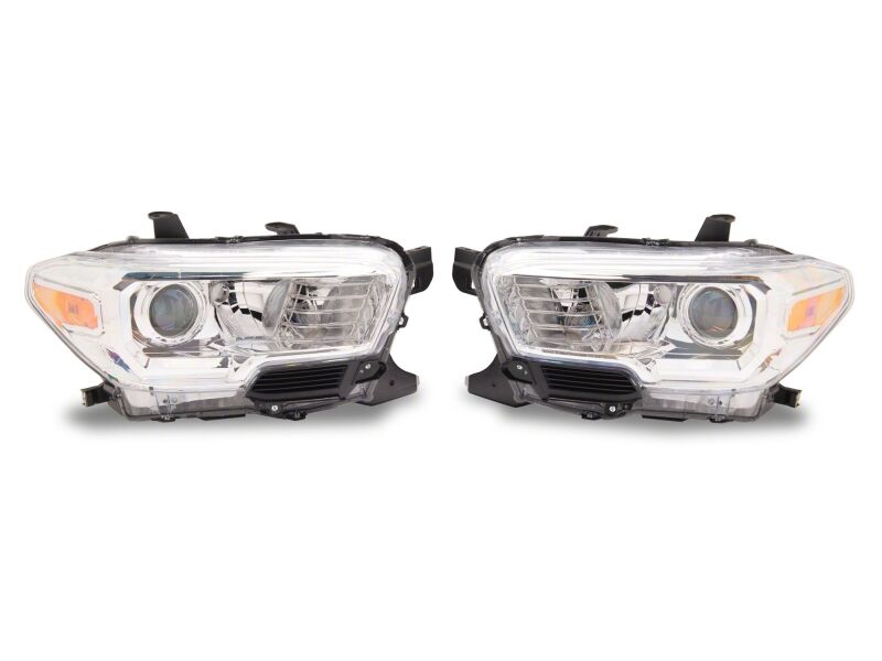 Raxiom 16-23 Toyota Tacoma Axial Series OE Replmnt Headlights- Chrome- Clear Lens-thumbmail-8