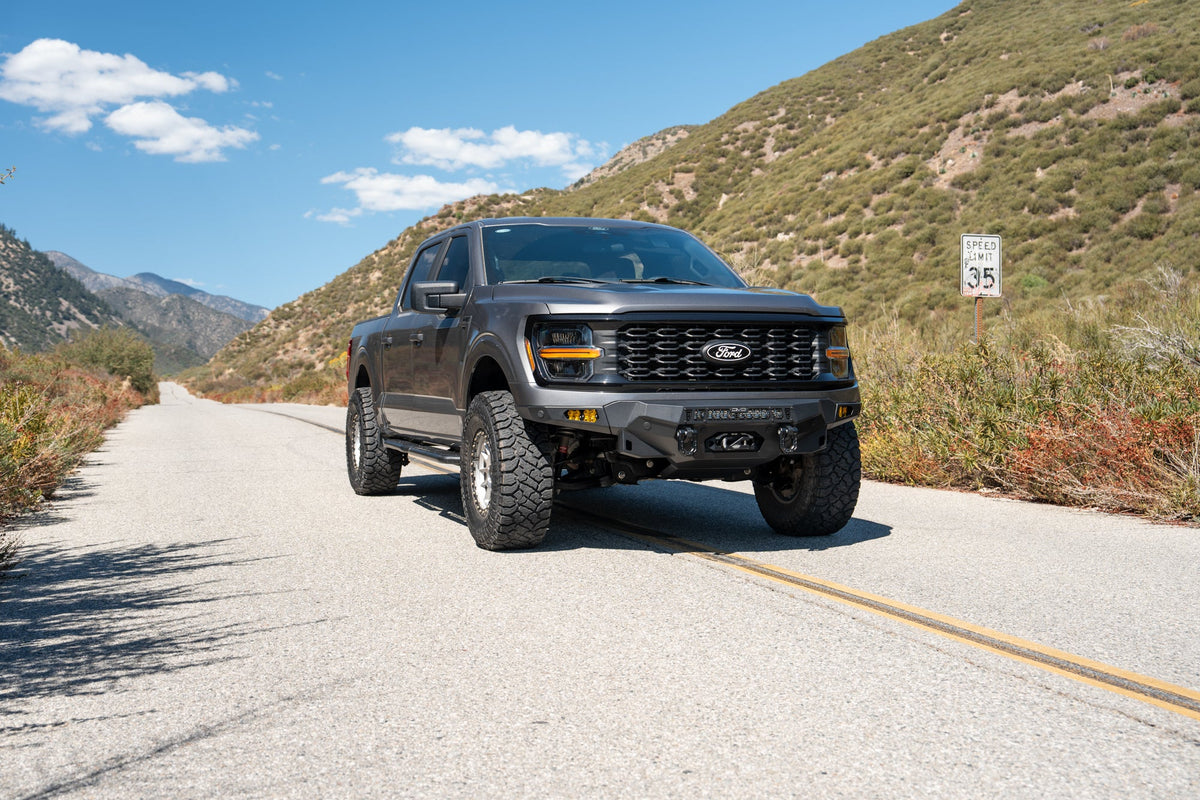 DV8 Offroad 2024+ Ford F-150 Spec Series Front Bumper — FBFF1-15 — product view 1