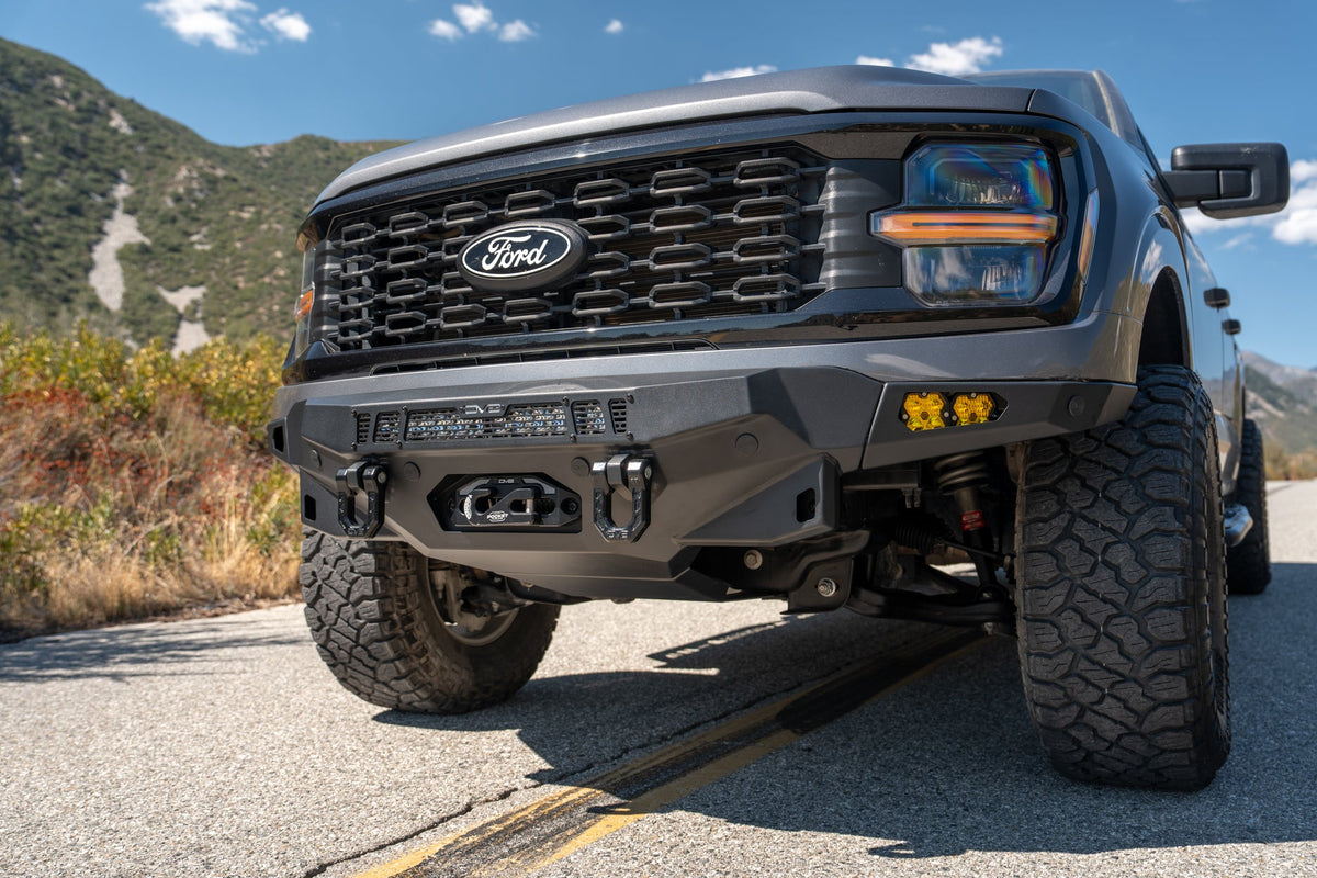 DV8 Offroad 2024+ Ford F-150 Spec Series Front Bumper — FBFF1-15 — product view 4