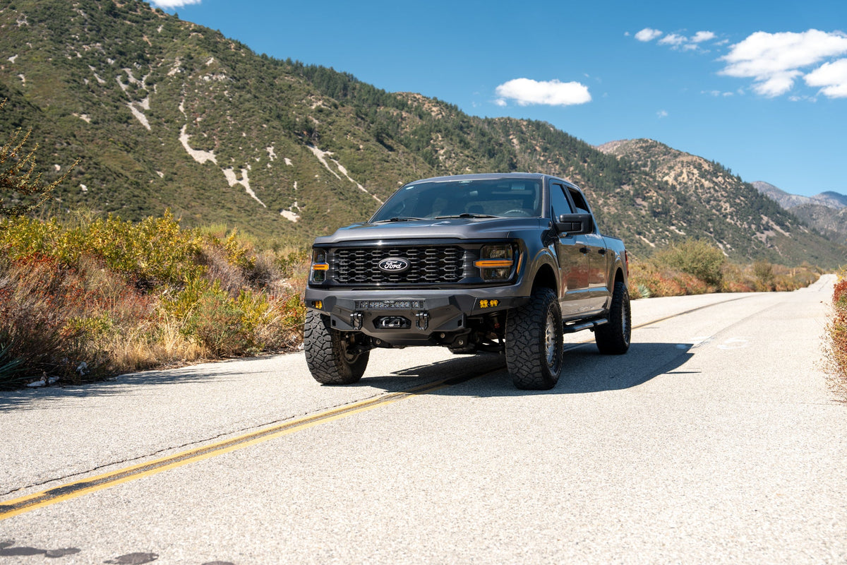 DV8 Offroad 2024+ Ford F-150 Spec Series Front Bumper — FBFF1-15 — product view 5